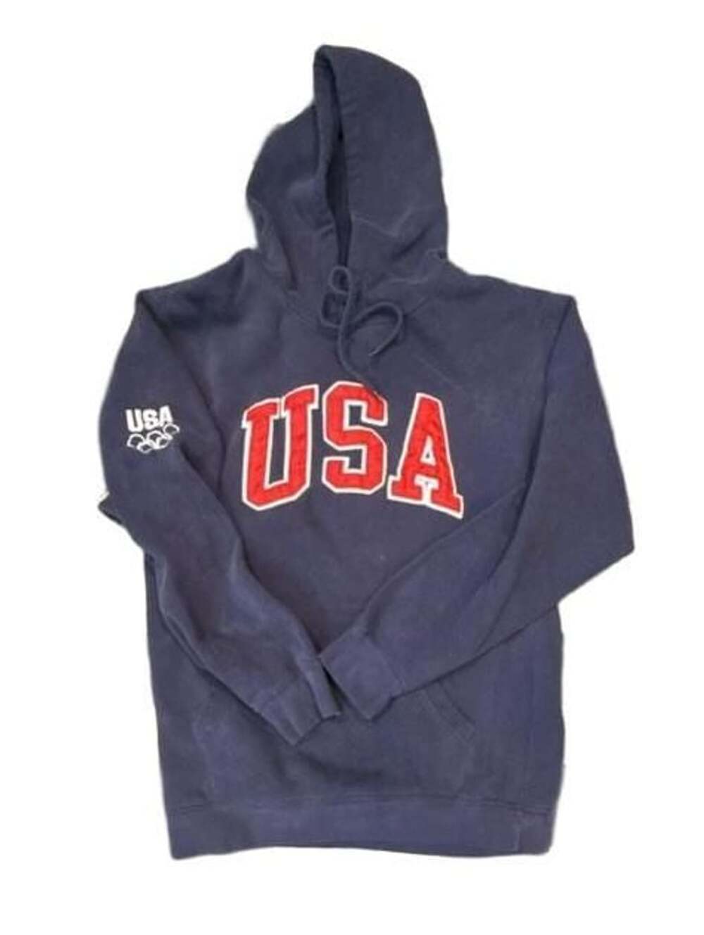 Team USA Apparel Hoodie Blue USA Applique Graphic Sweatshirt